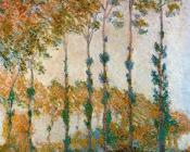Poplars on the Banks of the River Epte in Autumn